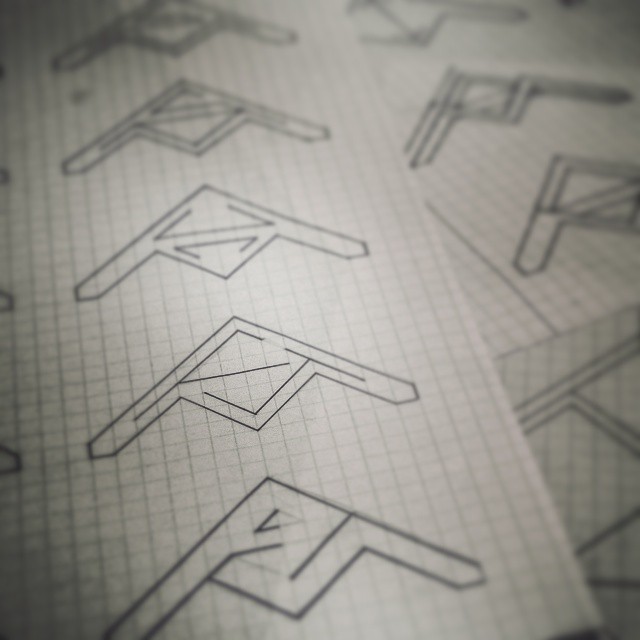 Some sketches from the process of my new logo. #visual #identity #visualidentity #graphicdesign #des