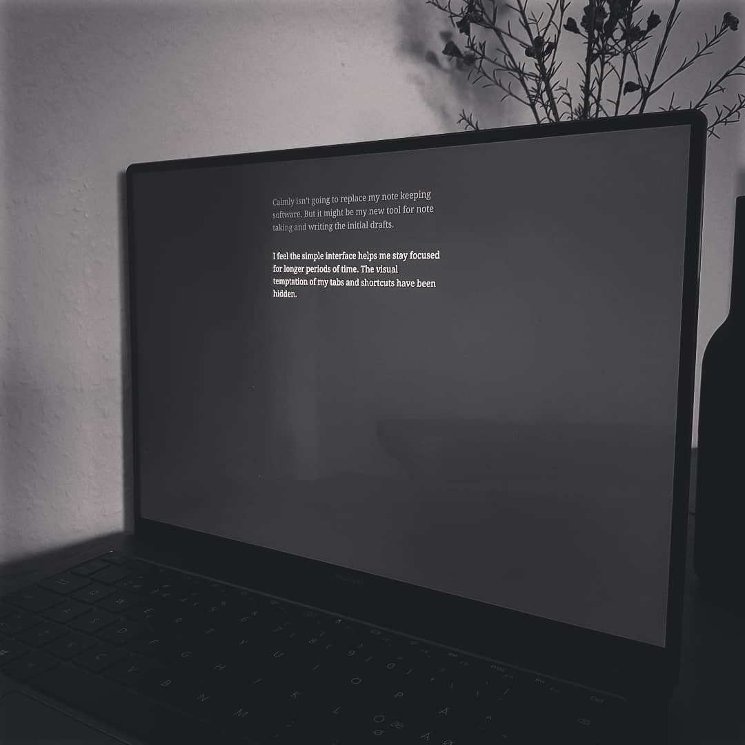 A shitty picture - but a great writing tool for minimalistic people and scatter brains. Check out ca